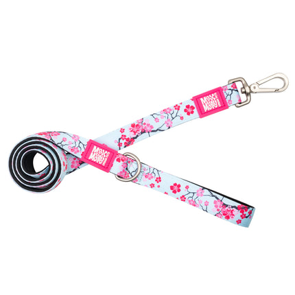 Max&Molly Short Leash Cherry Bloom - colorful urban leash for dogs, delicate floral pattern, 120cm