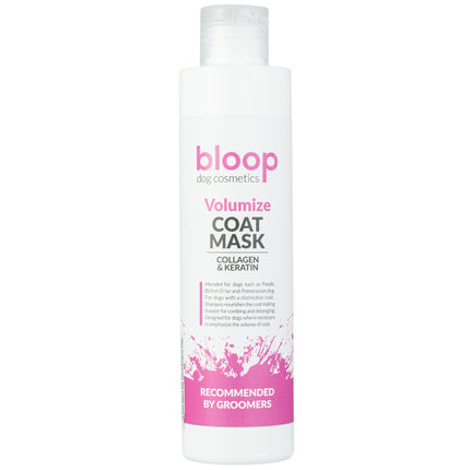 Bloop Volumize Coat Mask - volumizing and rejuvenating coat mask for dogs, with collagen and keratin