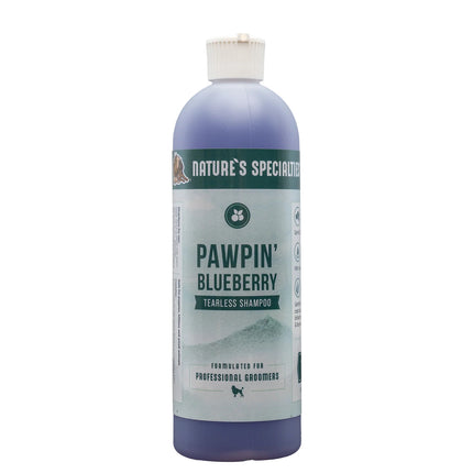 Nature's Specialties Pawpin Blueberry Tearless Shampoo - shampoo for dogs and cats that adds shine, concentrate 1:16