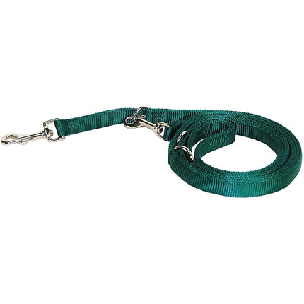 Hamilton Double Thick Euro Leash - adjustable nylon leash, 6-in-1, for large dogs