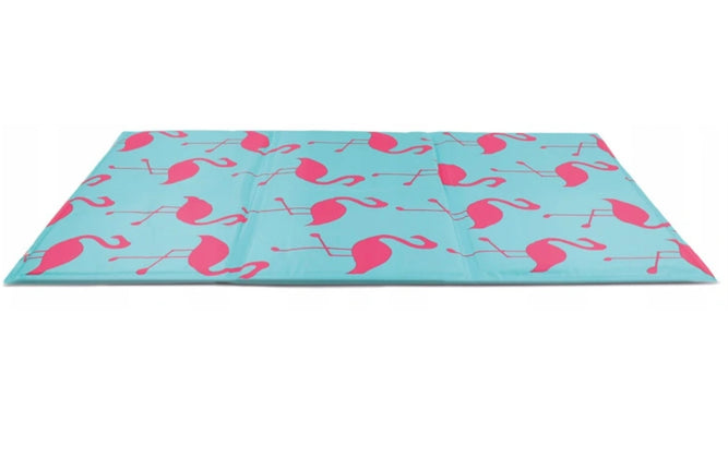 Record Stay Fresh Flaming - cooling mat for dogs, flamingos