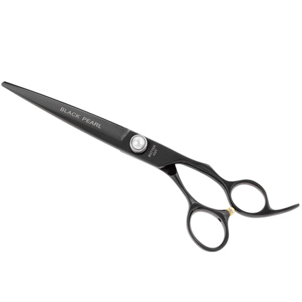 Geib Black Pearl Straight Scissors - professional straight scissors made of cobalt steel