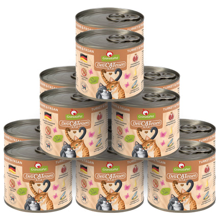 GranataPet DeliCatessen Turkey & Pheasant - grain-free wet food for cats, turkey and pheasant