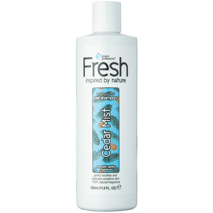 Groom Professional Fresh Cedar Mist Shampoo - shampoo for sensitive dog skin, concentrate 1:24