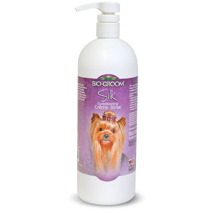 Bio - Groom Silk Creme Rinse Conditioner - creamy, moisturizing rinse-out conditioner for dogs and cats, concentrate 1:4