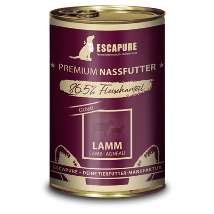 Escapure Gröstl Lamb - wet dog food, with lamb, 86.5% meat