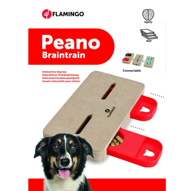 Flamingo Braintrain Peano - mini intelligence toy for dogs