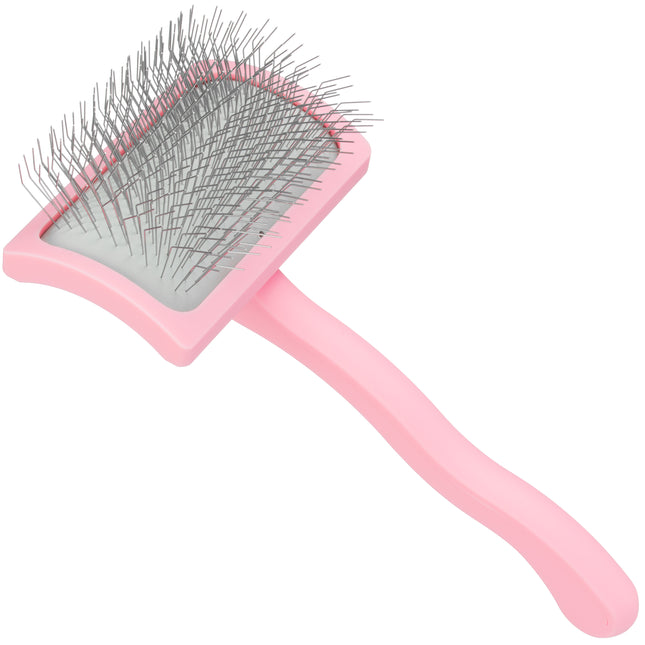 Yuup! Professional Pink Mini Brush - professional poodle brush, pink