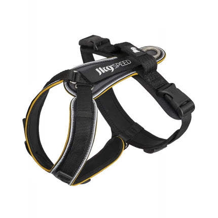 Julius - K9 Speed Harness Grey - adjustable sports harness for dogs, graphite