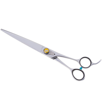 Geib Crab Straight Scissors Level 2 - high-quality straight scissors for animal grooming with a single-sided micro-grind.