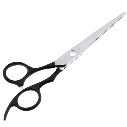 Jargem Lefty Straight Scissors - straight grooming scissors for left-handed use with an ergonomic handle