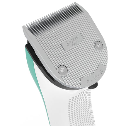 Joyzze Hornet Cordless Clipper - wireless clipper with adjustable blade and 3 attachments, turquoise