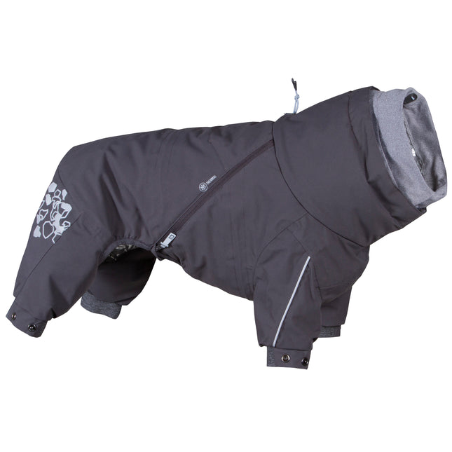 Hurtta Extreme Overall Blackberry - winter suit for dogs, with a warm lining