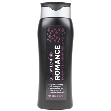 Show Tech+ Romance 2in1 - 2in1 shampoo and conditioner for dogs and cats, for dry and damaged fur, concentrate 1:20