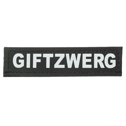 Julius - K9 Giftzwerg Patch XS - Velcro for Julius K9 Harnesses