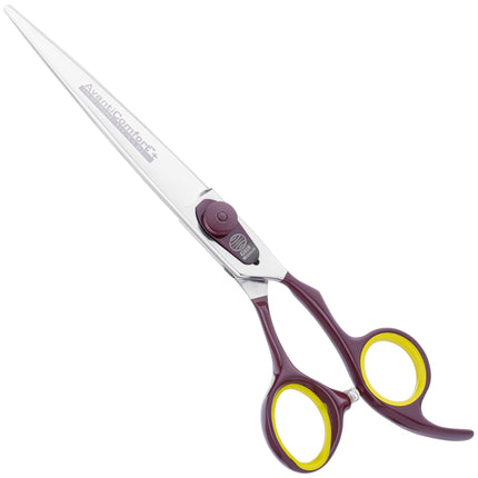 Geib Avanti Comfort Plus Straight Scissors - professional straight scissors with an ergonomic handle and micro-serration