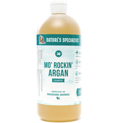 Nature's Specialties Mo'Rockin Argan Shampoo - regenerating argan shampoo for dogs and cats, concentrate 1:24