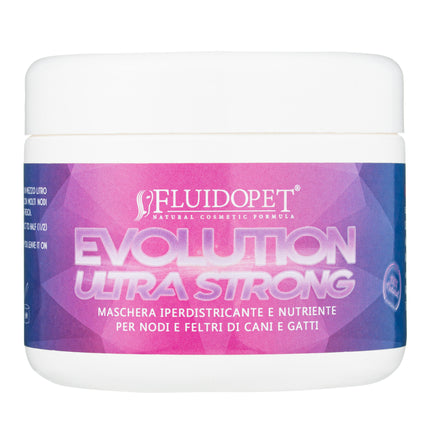 FluidoPet Evolution Ultra Strong Mask - highly nourishing - regenerating mask, reduces drying time and facilitates detangling of fur.