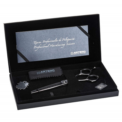 Artero Thinning 40T - professional single-sided thinning shears made of Japanese steel, with a titanium coating, 40 teeth