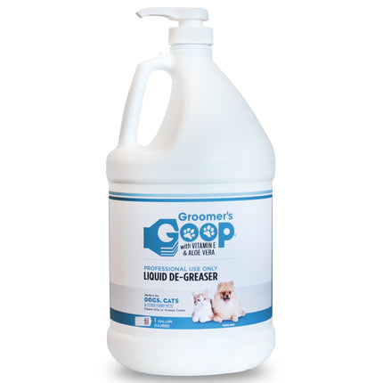 Groomer's Goop De-Greaser Liquid - degreasing liquid for dog and cat fur, removes stains and unpleasant odors