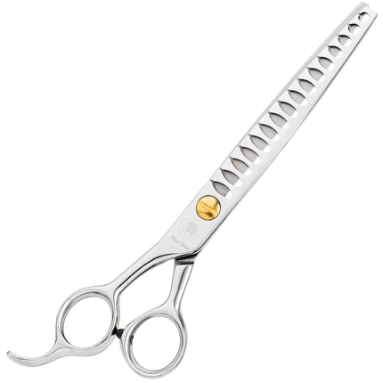 P&W Spartan Chunkers - professional, left-handed, single-sided thinning shears for women, 16 teeth