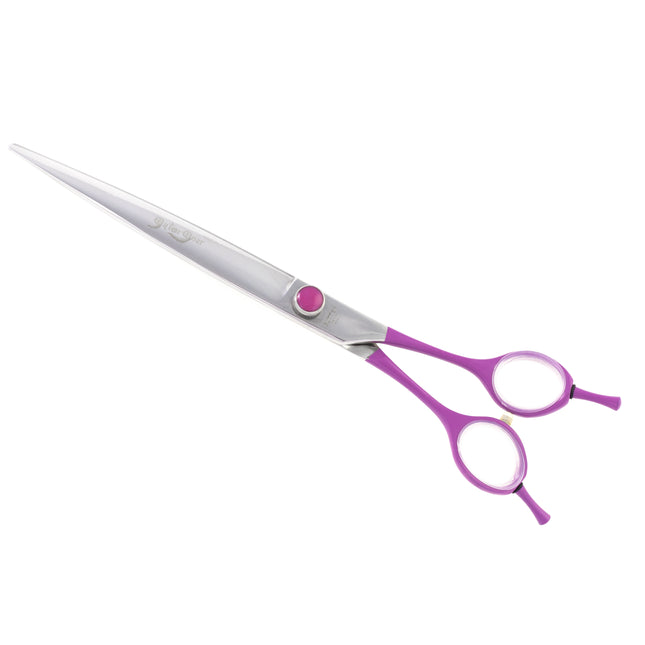 Geib Gator Gear Straight Scissors - lightweight grooming scissors with micro-serration, straight