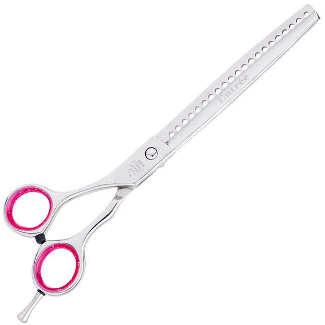 Geib Entree Lefty Chunker - high-quality single-sided thinning shears made of Japanese stainless steel, left-handed - 21 teeth