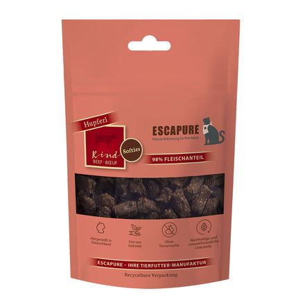 Escapure Hupferl Softies Beef - meat treats for cats, beef