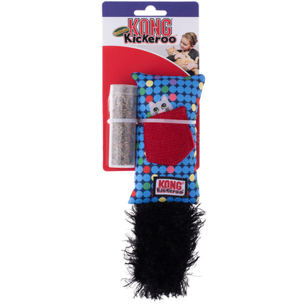 KONG Kickeroo Refillable - cat teaser with a tail and pocket for catnip