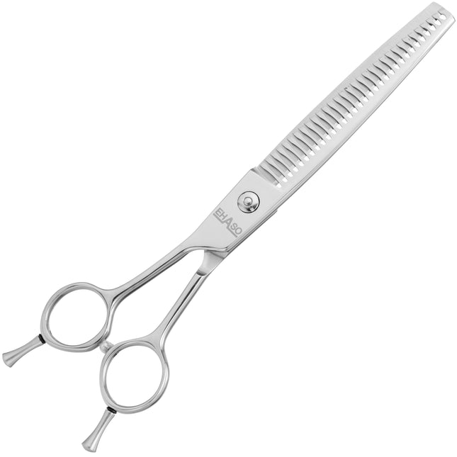 Ehaso Revolution Lefty Thinning - professional single-sided thinning shears, left-handed, best Japanese steel, 32 teeth