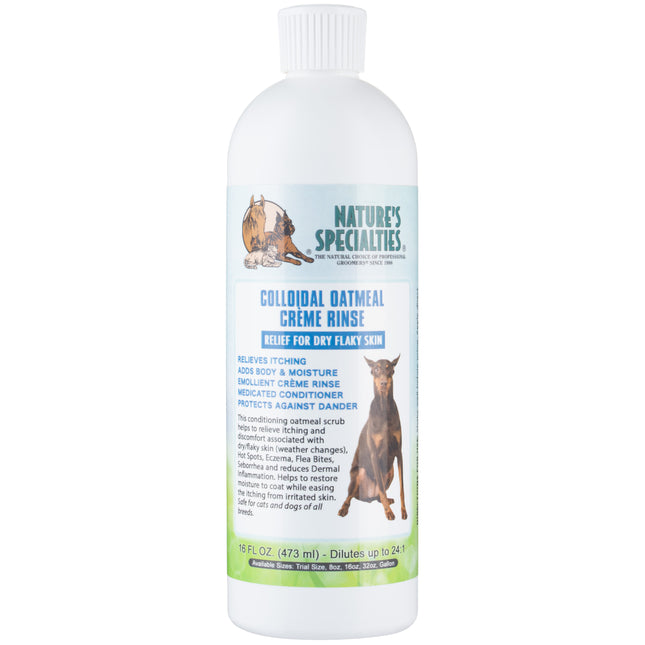 Nature's Specialties Oatmeal Creme Rinse - moisturizing conditioner for dry and irritated skin of dogs and cats, concentrate 1:24