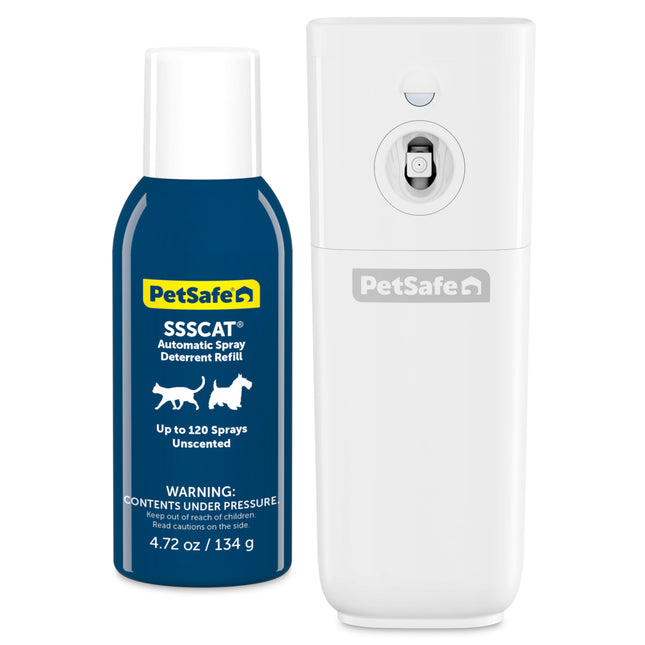 PetSafe SSSCAT Automatic Spray Pet Deterrent - dog and cat deterrent with motion sensor, odorless