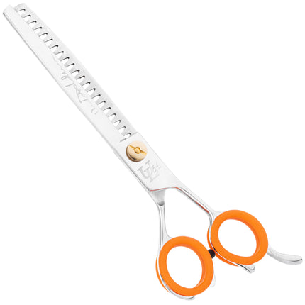 P&W Umberto Lehmann Chunker - professional single-sided thinning shears with 21 teeth