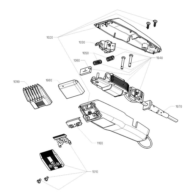 Blade pusher for Moser Rex clippers