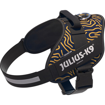 Julius - K9 IDC Powerharness Canyon - dog harness with reflectors, Canyon pattern