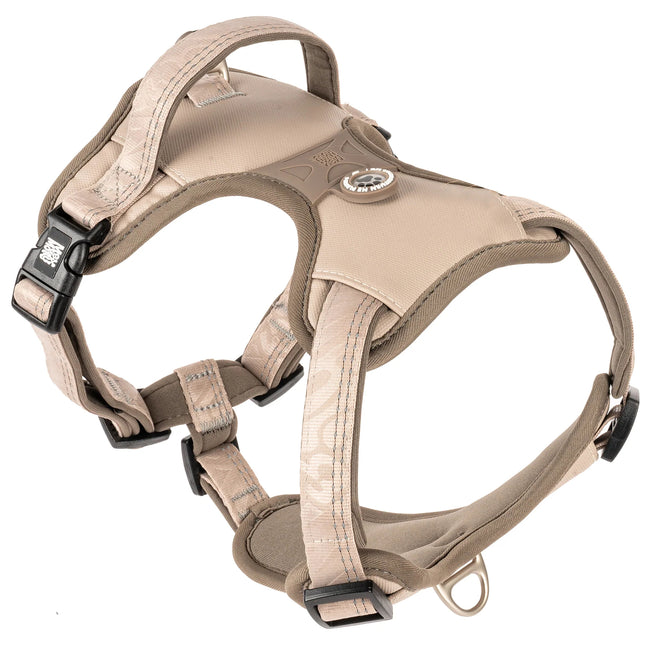 Max&Molly Sport Harness Matrix 2.0 - adjustable harness for dogs, with QR identifier, beige