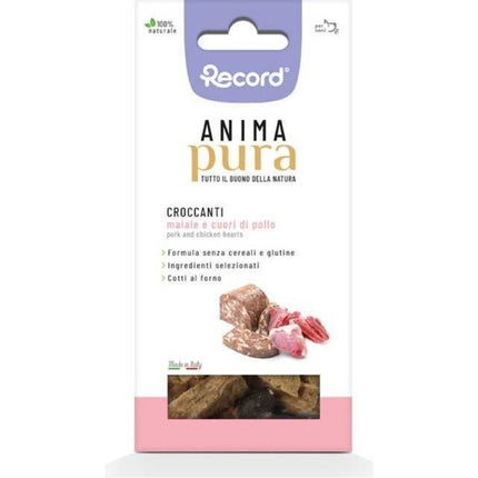 Anima Pura Pork and Chicken Hearts - Healthy Treats for Dogs, Pork and Chicken Hearts