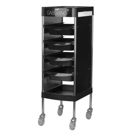 Gabbiano FX11 - F - grooming assistant, 4 trays, lower shelf, 2 retractable side handles