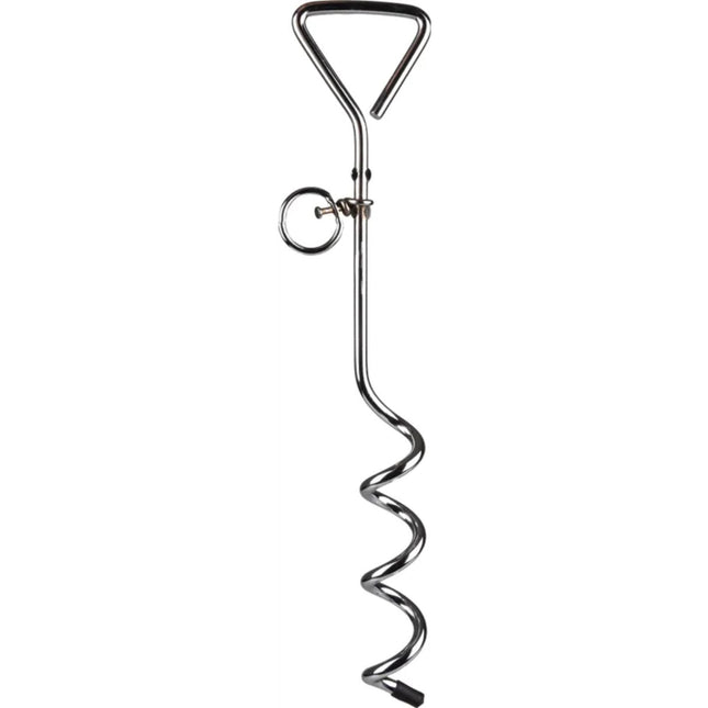 Flamingo Tie Out Stake Pina - metal stake for tying up your dog