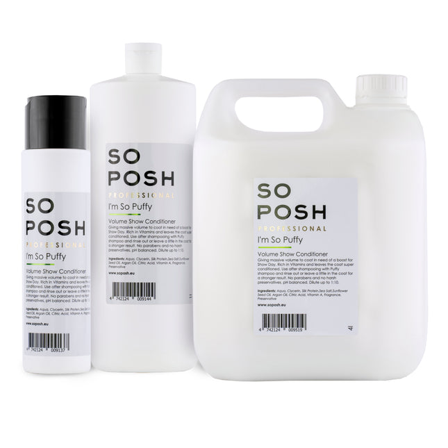 So Posh I'm So Puffy Conditioner - professional volumizing fur conditioner, concentrate 1:10