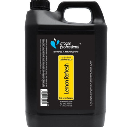 Groom Professional Lemon Refresh Shampoo - degreasing and deodorizing coat shampoo, concentrate 1:10