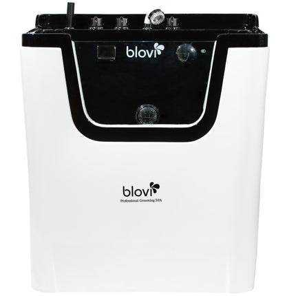 Blovi Professional Grooming SPA - ozone bath with Milky SPA Micro Bubble technology and hydromassage, black and white