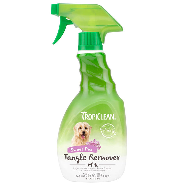 Tropiclean Tangle Remover Sweet Pea - detangling spray for dogs and cats