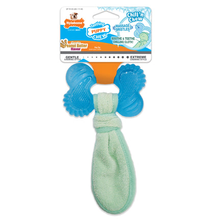 Nylabone Puppy Freezer with Washcloth - chew toy for puppies, for freezing