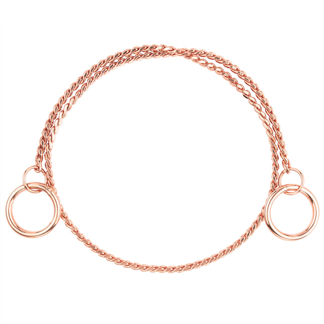 Show Tech Snake Chain Rose Gold - elegant display chain, rose gold