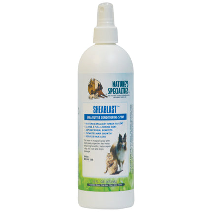 Nature's Specialties Sheablast Spray - instant soothing and restorative conditioner for dogs and cats