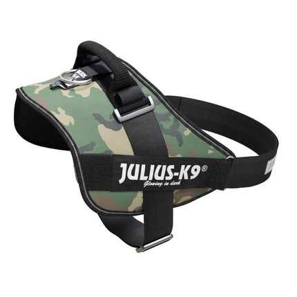 Julius - K9 IDC Powerharness Camouflage - high-quality harness for dogs in camouflage/khaki color