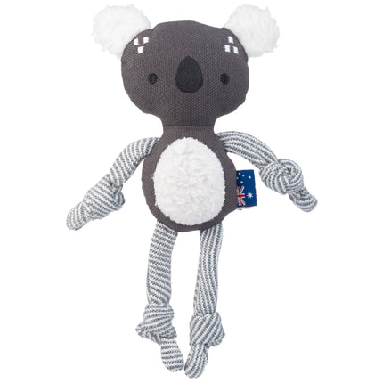 Resploot Cuddlers Koala Bear - plush toy for dogs, koala made from recycled materials, with a squeaker