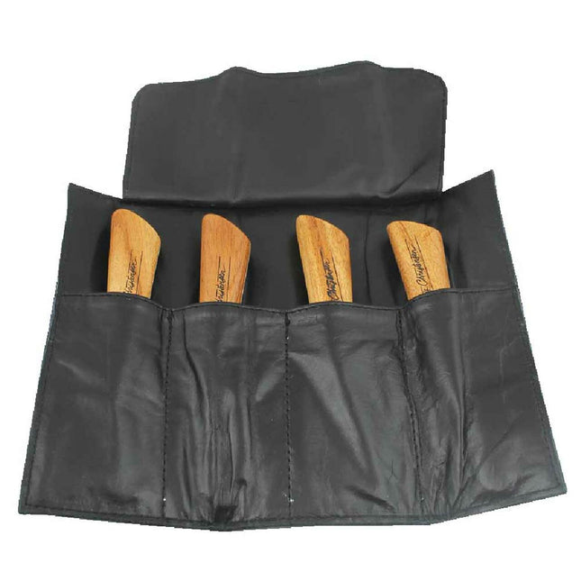 Chris Christensen Leather Stripping Knife Roll - leather case, trimmer pouch