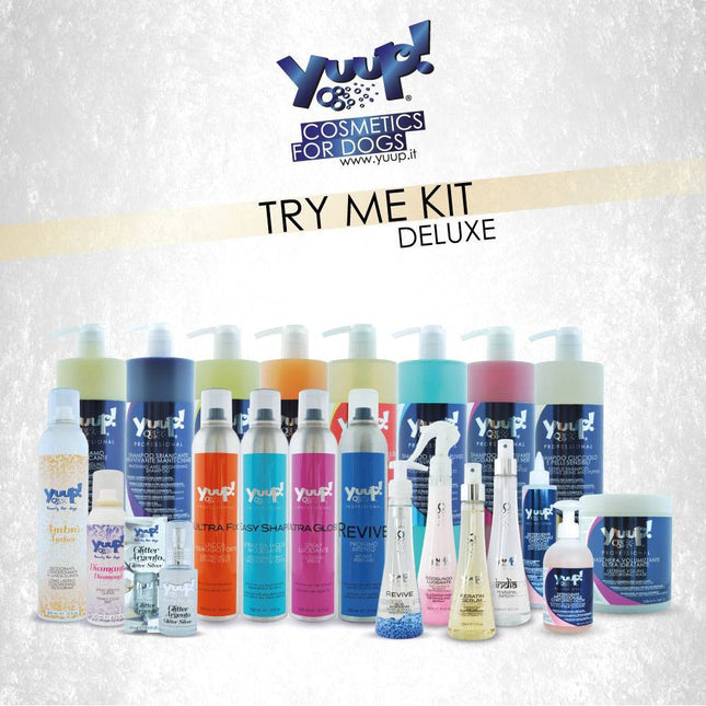 Yuup! Try Me Deluxe Kit - expanded pet grooming products set